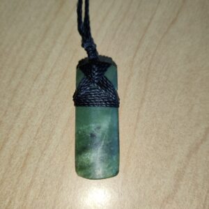 Pounamu with new necklace cord