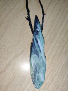 Frayed pounamu needs replacement necklace